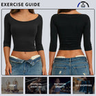Tenwolf Women's Fitted Workout Top – Yoga & Pilates product detail 8
