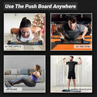 Foldable push-up board workout guide