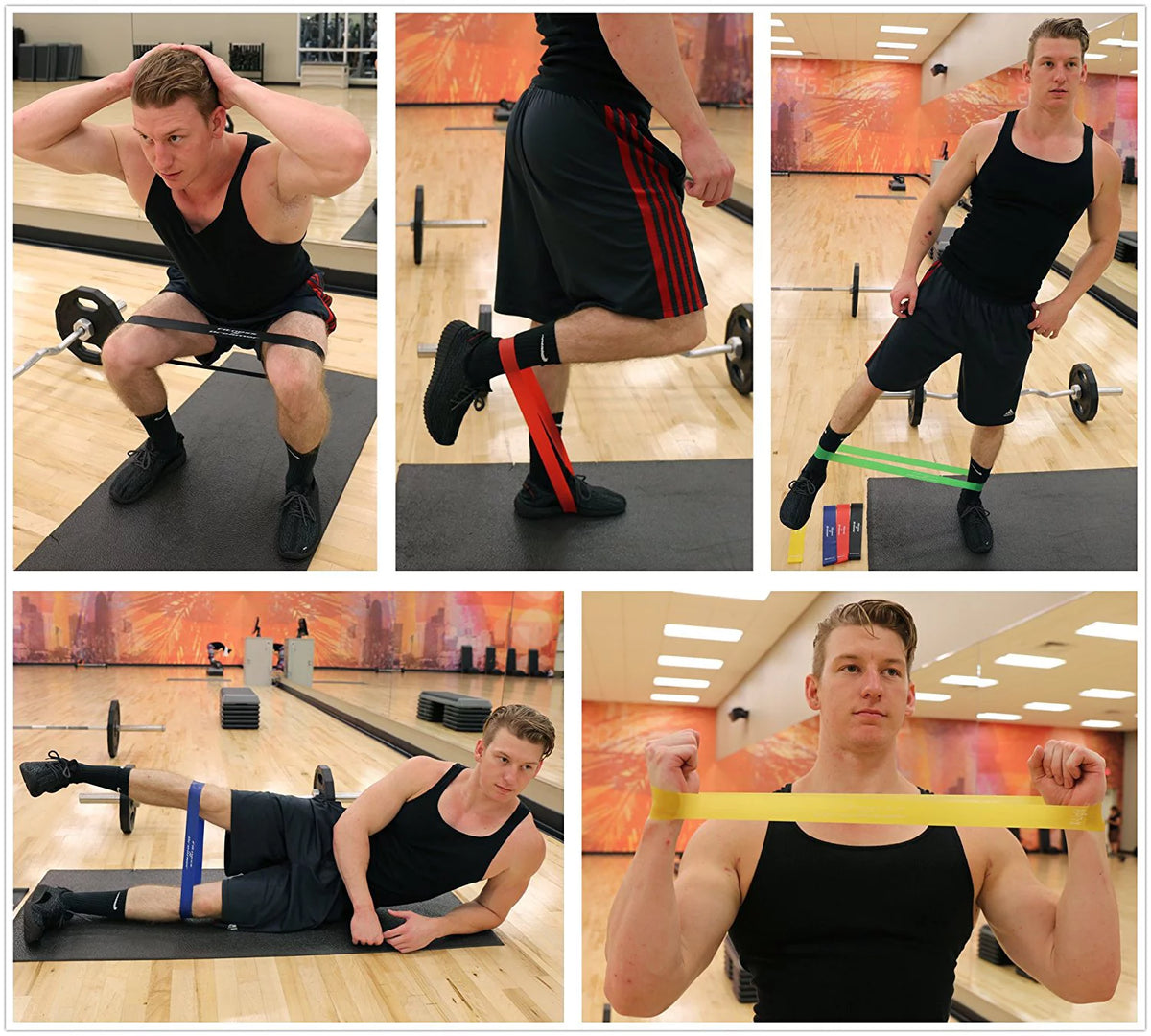 Compact resistance bands for strength and mobility training