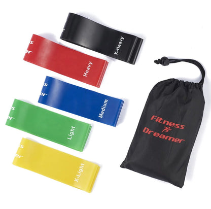 Weerstandsbanden set met 5 sterktes – SimonFitness