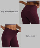 Women's High-Waist Workout Leggings with Phone Pockets product detail 4